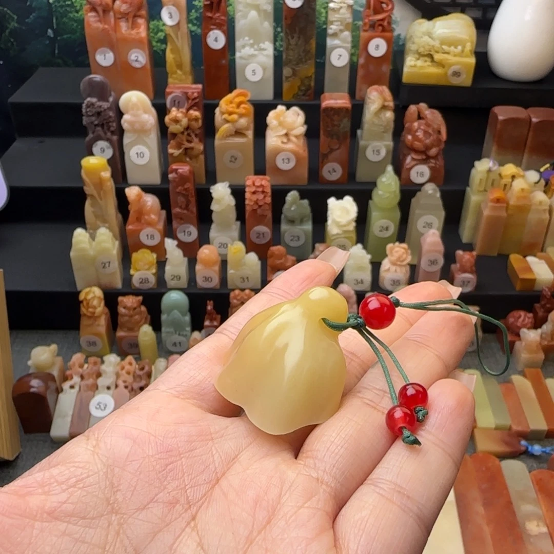 印石寿山石莲蓬印章