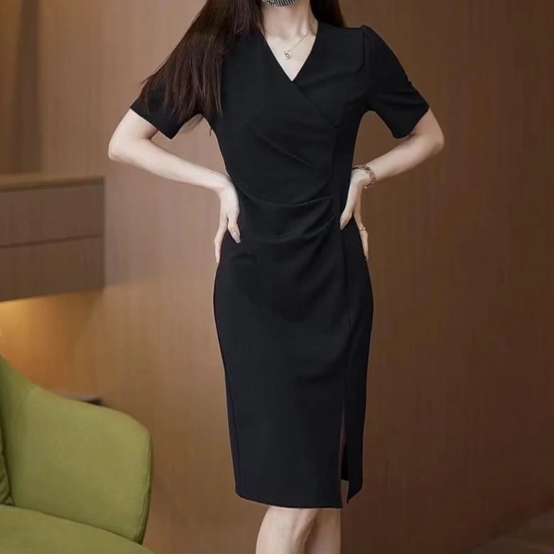 【新款上新】气质显瘦高级感轻奢女人味连衣裙YF97