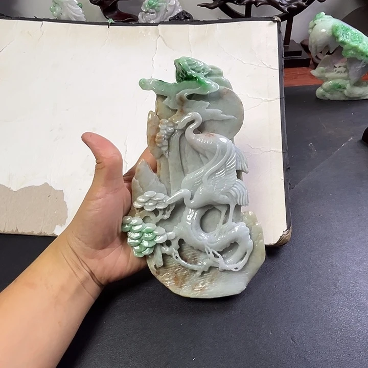 翡翠未镶嵌摆件翡翠