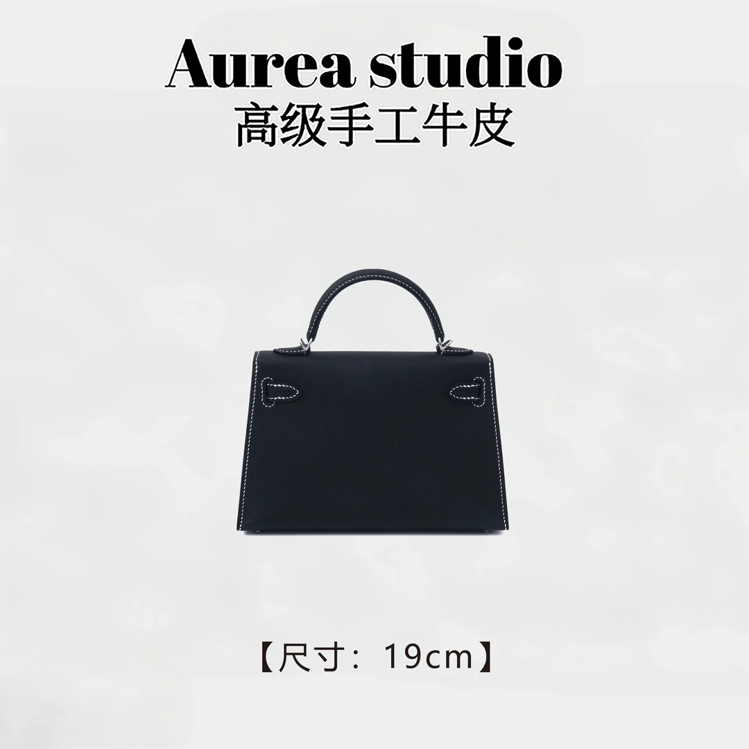 Nortelle全蜡线真皮纯手工 Epsom皮 女式包 19CM