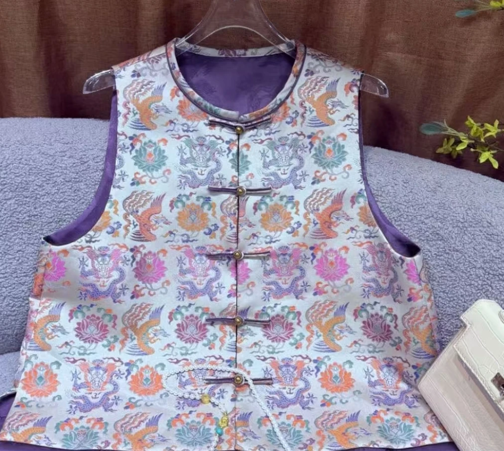 2024新款秋季新中式国风女装马甲-2025C0003-彤彤