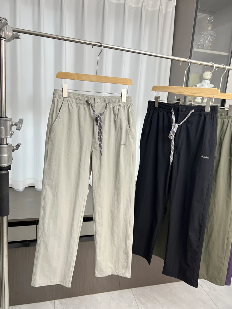 城市机能！弹力舒适！男装夏季户外速干防泼水直筒运动休闲裤男士