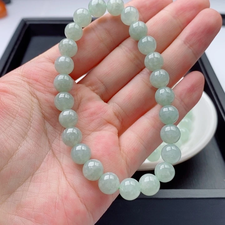 翡翠散珠手串翡翠