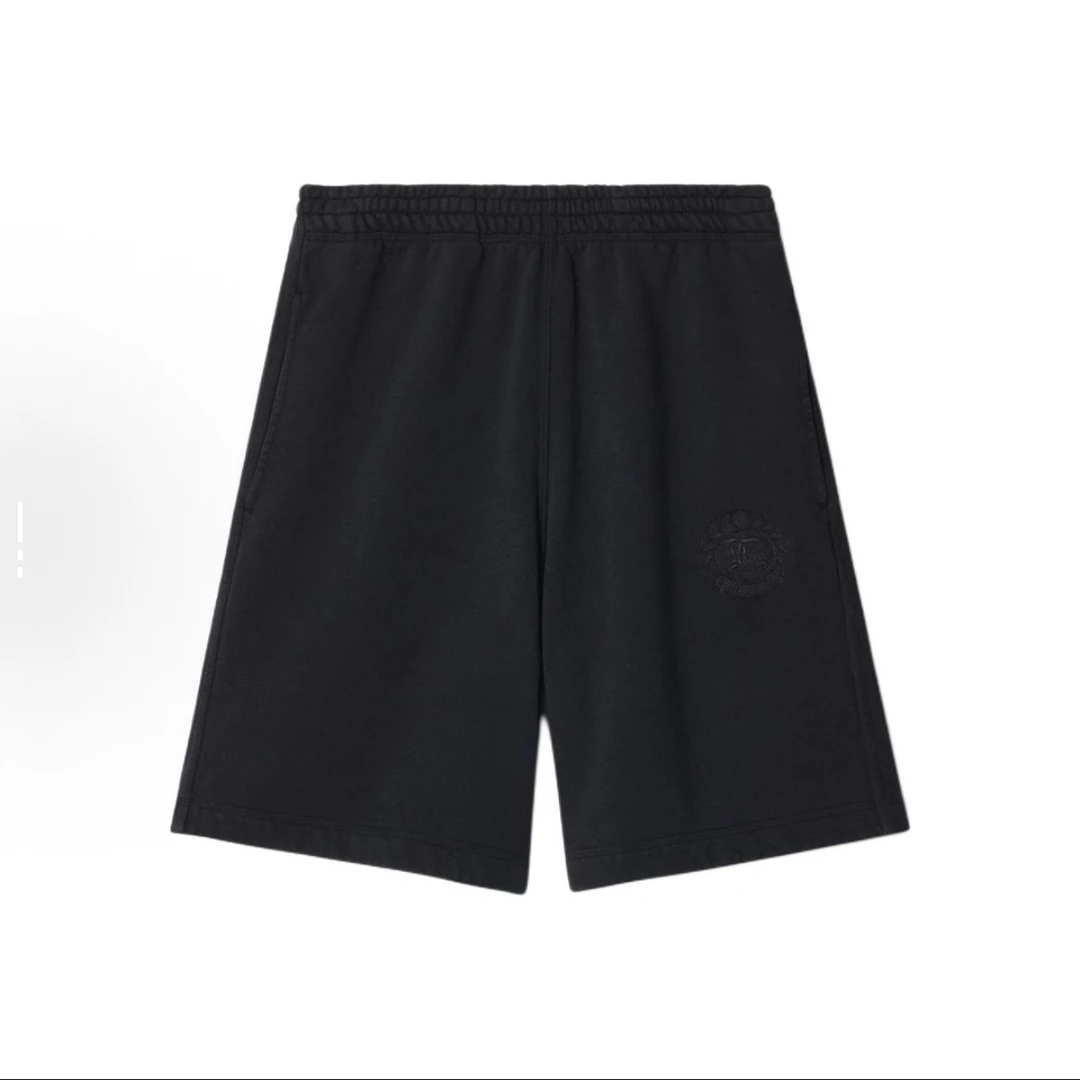 未使用 BURBERRY/博柏利 刺绣麦穗战马logo抽绳短裤/尺码S/8058