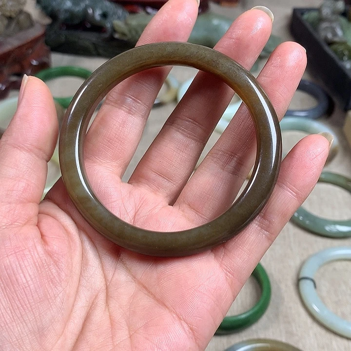 @***@和田玉（糖玉）未镶嵌手镯