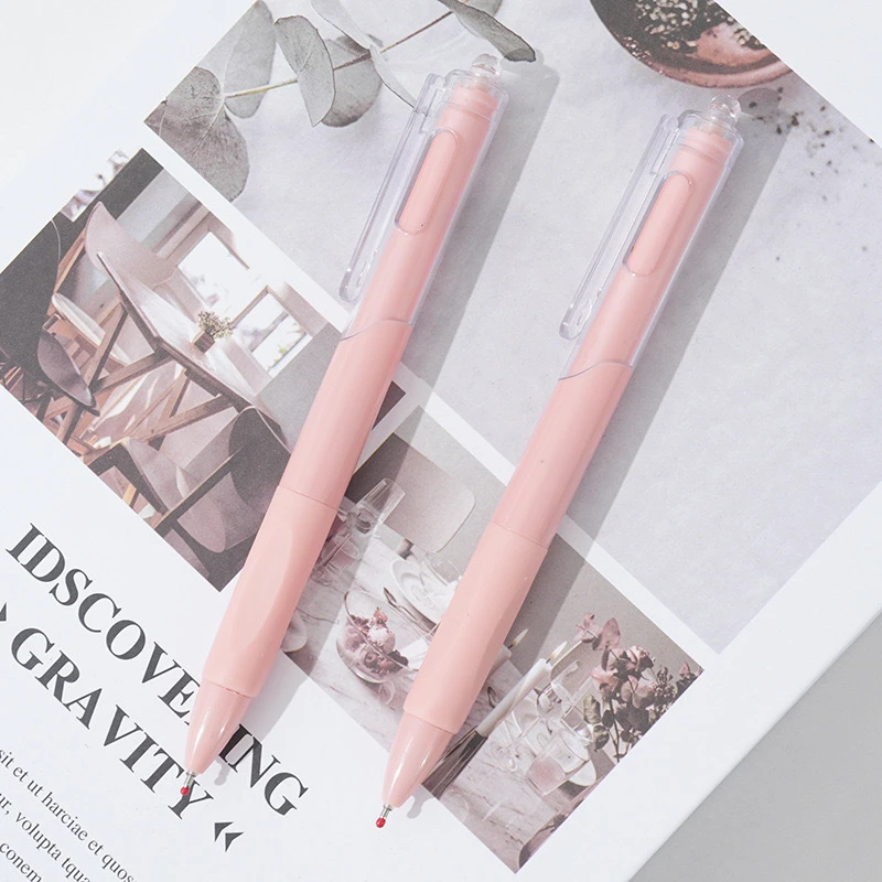 30支笔刷题神器0.5中性笔ST笔头软胶笔握书写顺滑