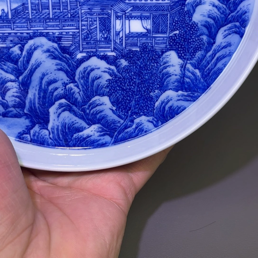 鑫***器摆件陶手工手绘微瑕