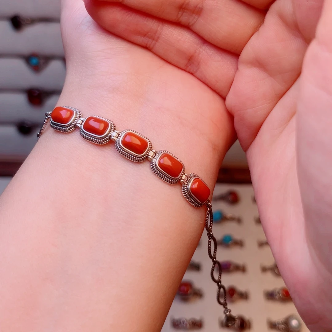 小***o足银大理石纯银手链