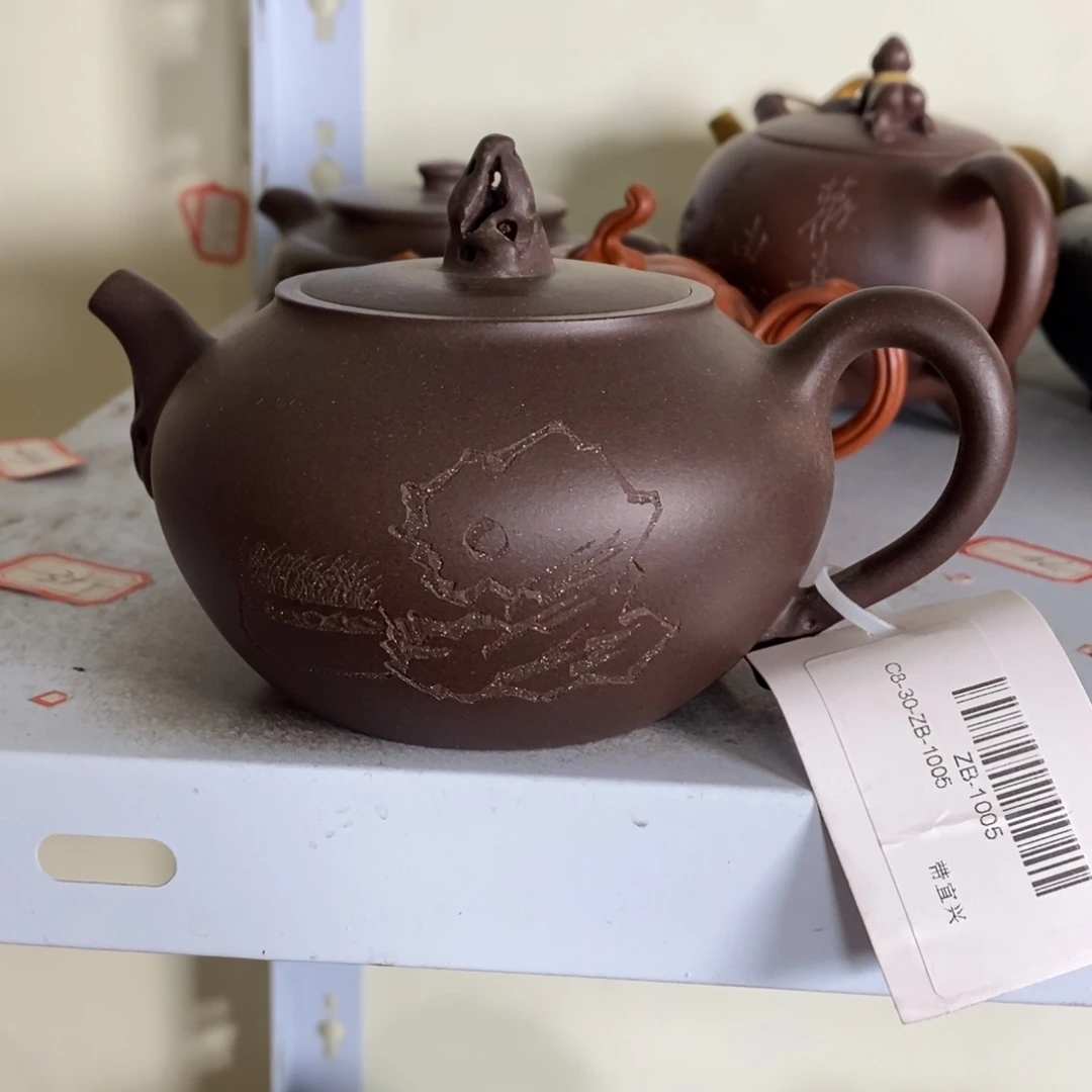紫砂茶壶原矿手工153
