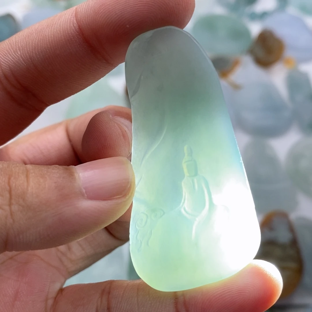 定制翡翠未镶嵌天然缅甸翡翠a货