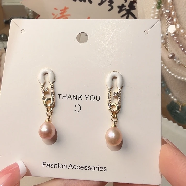 耳饰未镶嵌淡水珍珠