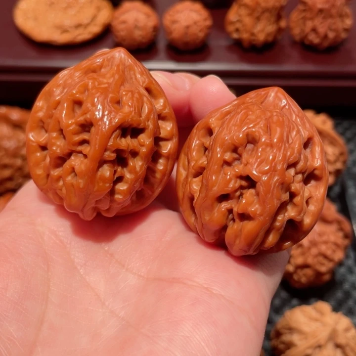 把件文玩核桃大沽石