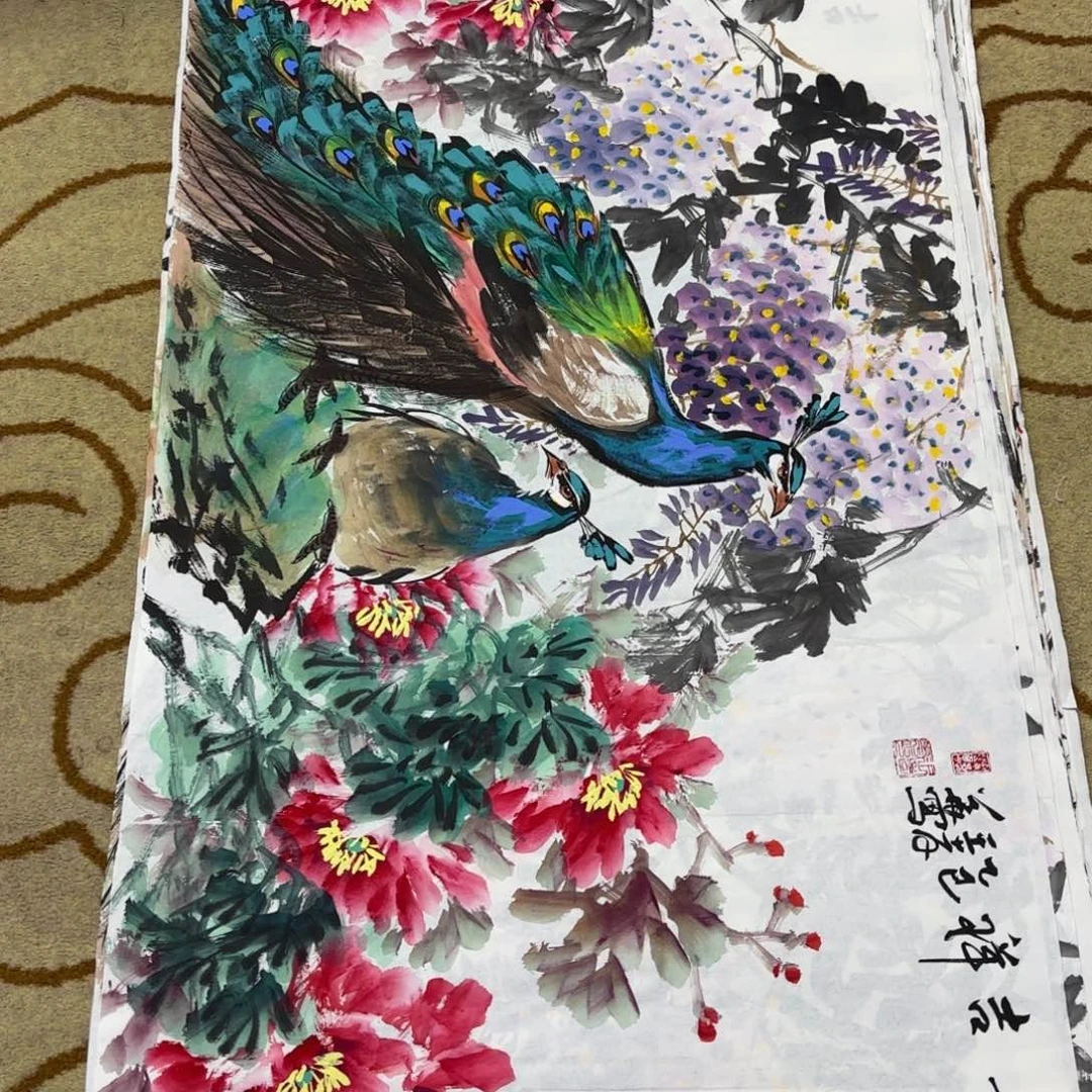 国画国画王孝华老师作品刘