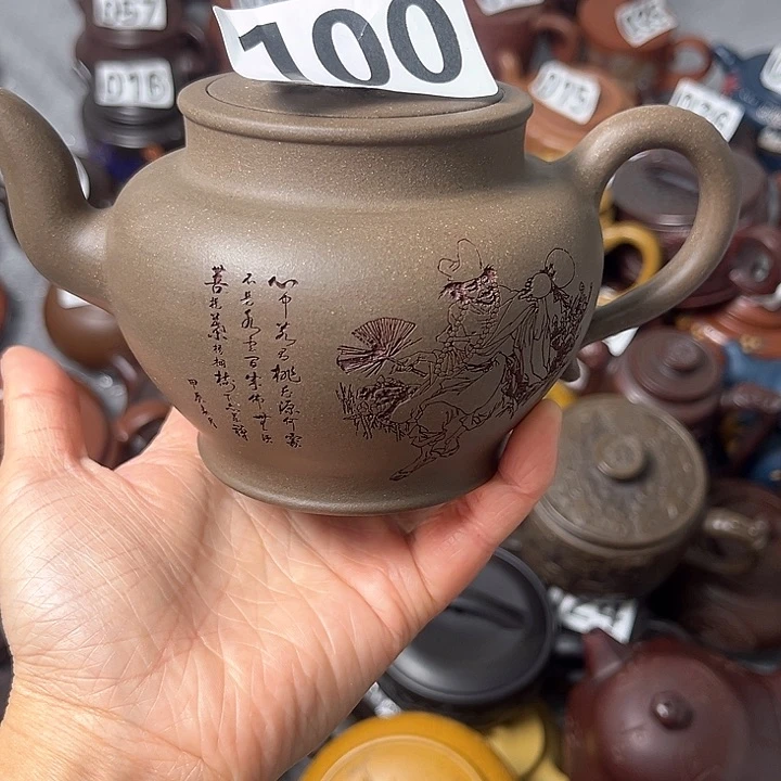 紫砂茶壶冠*阁紫砂微瑕