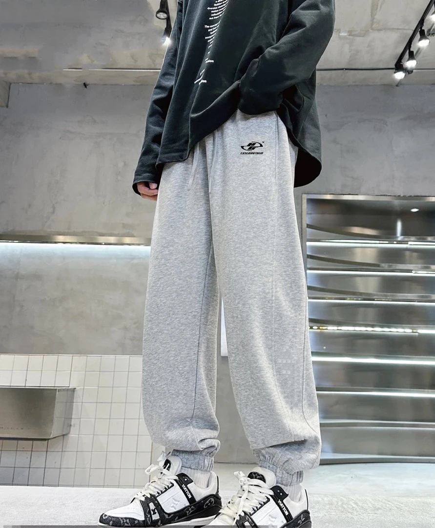 【福li-春秋款束脚口】宽松青少年大童卫裤 百搭