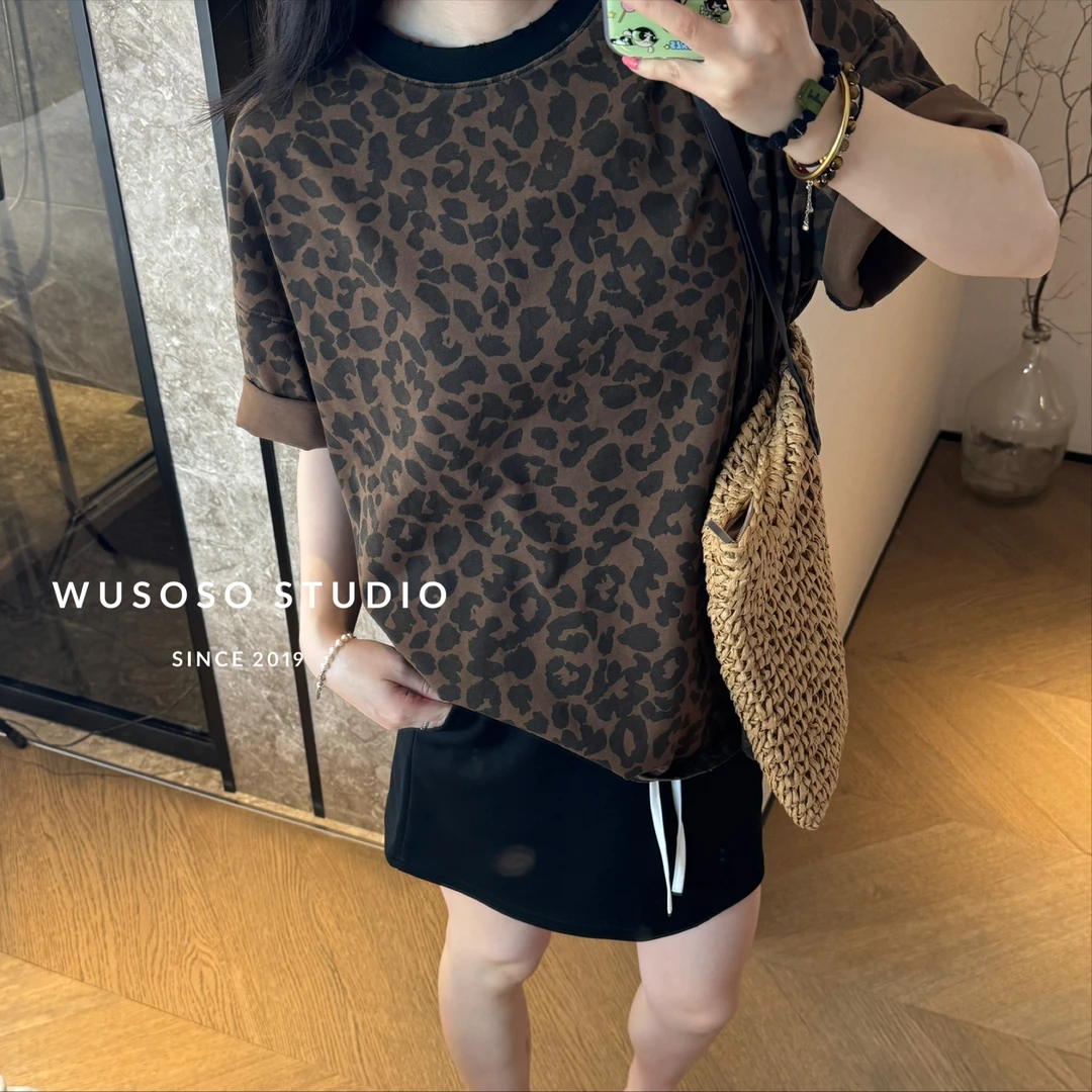 【soso】私服｜豹纹tee