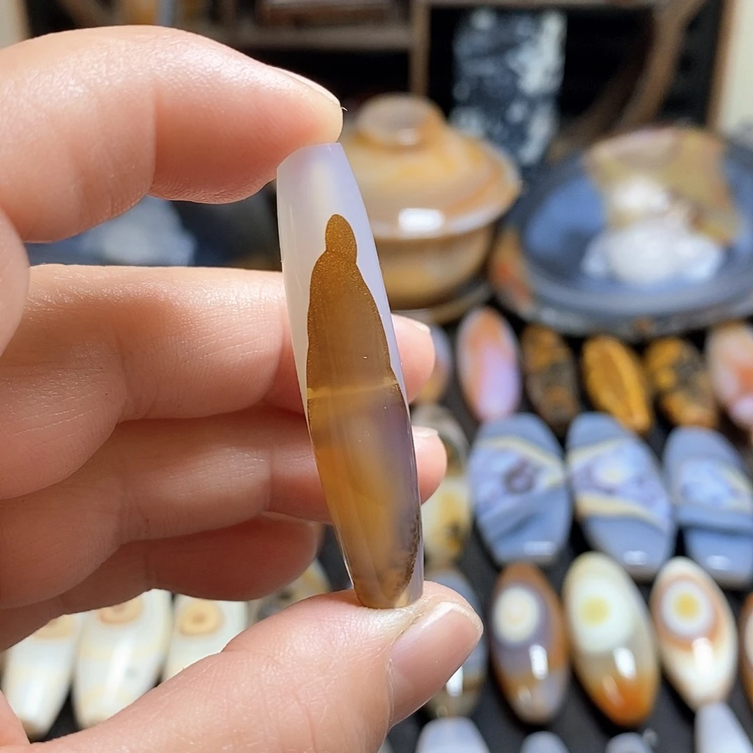 玛瑙/玉髓吊坠(不含链)未镶嵌