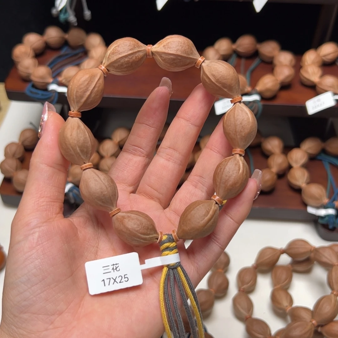 呆***呆橄榄核手串/手链梅林铁核手串/17X25