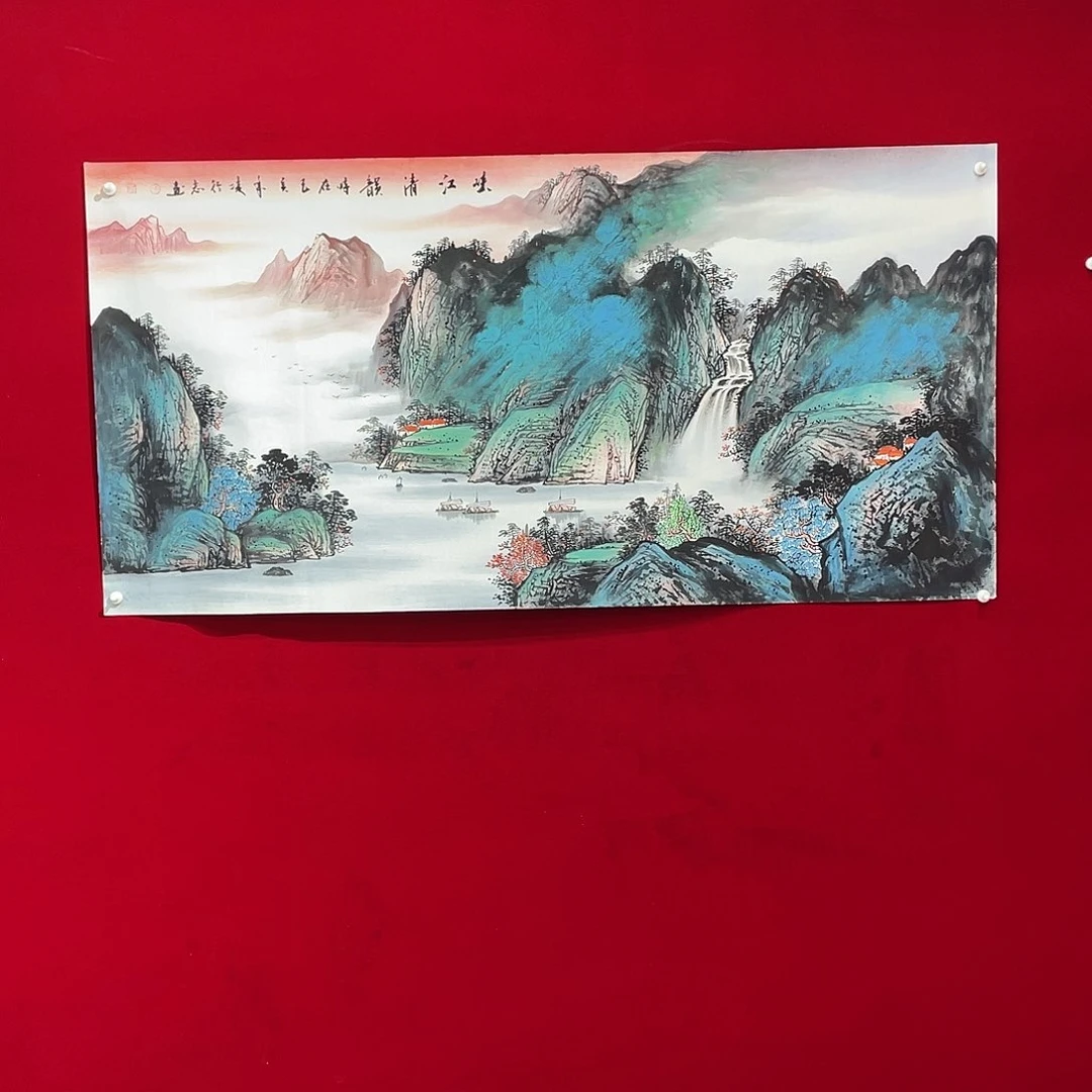 国画凌行志手绘作品