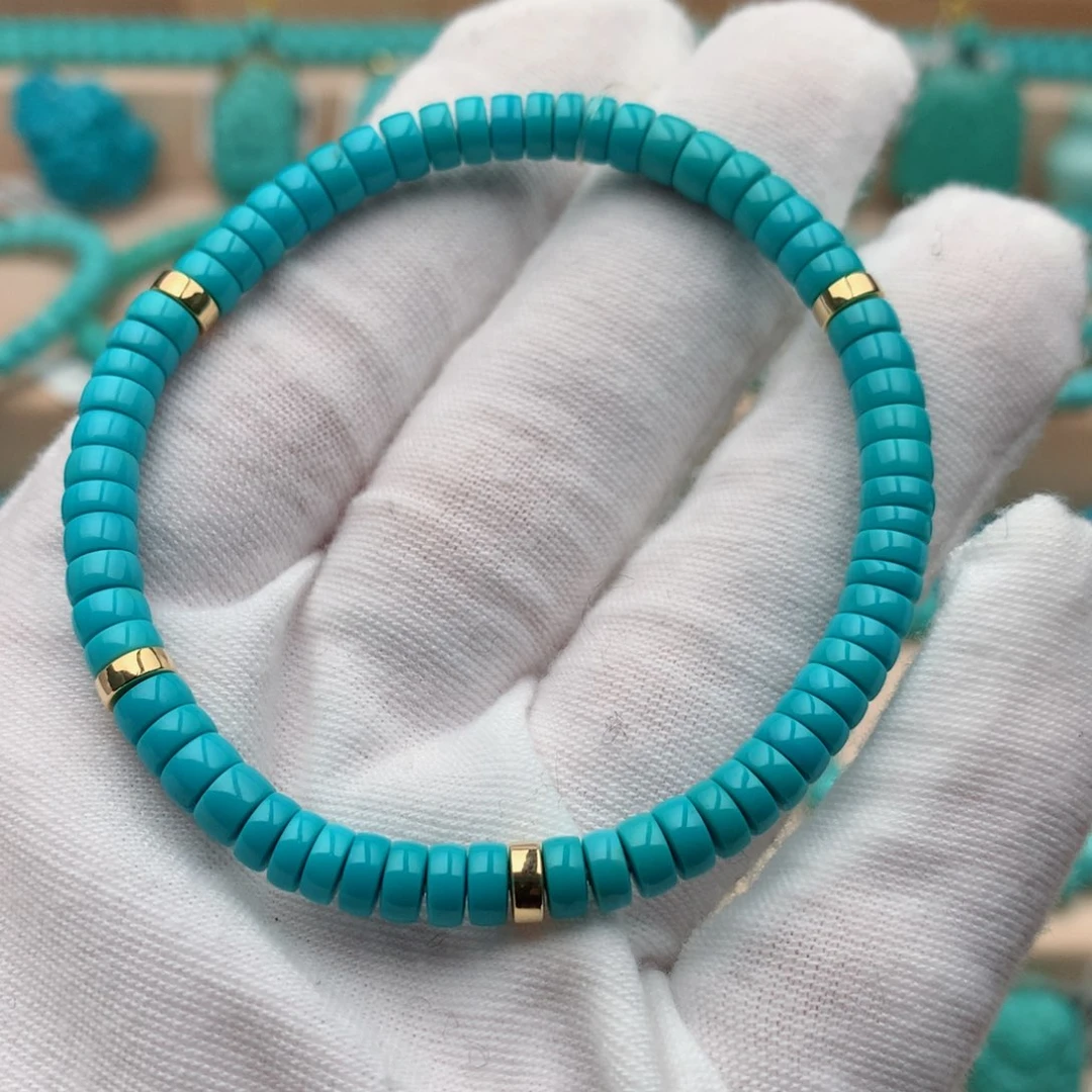 绿松石未镶嵌珠宝奇石5mm