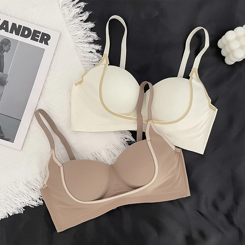 内衣女聚拢小胸显大外扩圆胸罩收副乳防下垂性感无痕无钢圈文胸丹