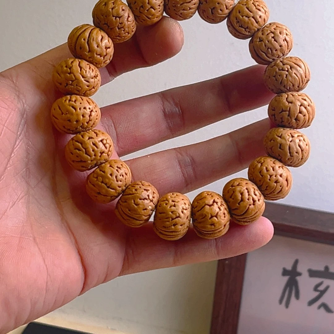 吊坠桃核桃核树王纽扣17