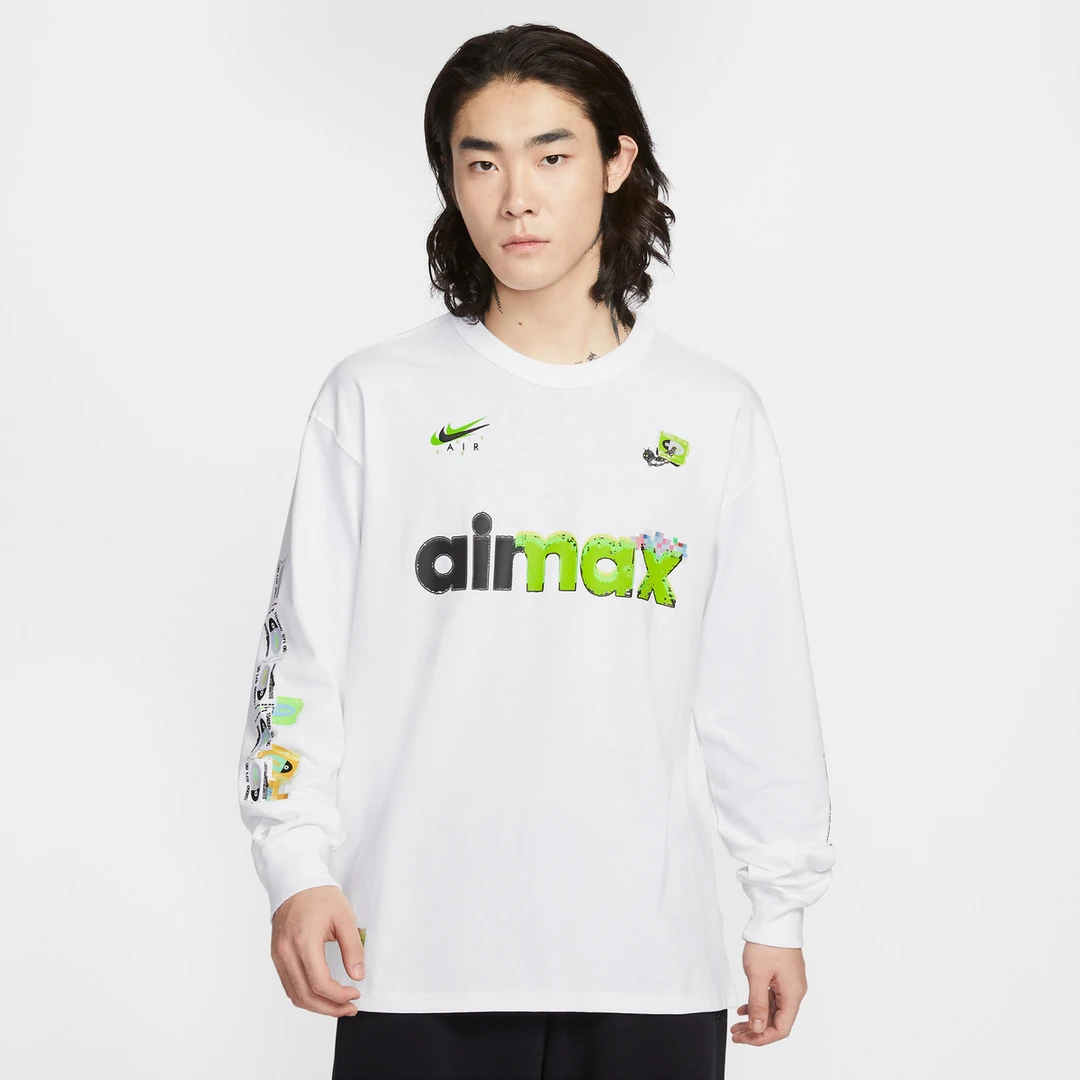 【滔搏联动】NIKE耐克2026新款针织无领宽松长袖T恤IQ3976-100