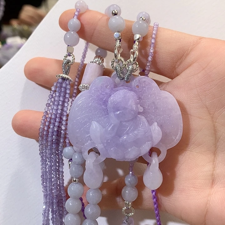 翡翠未镶嵌颈饰翡翠吊坠