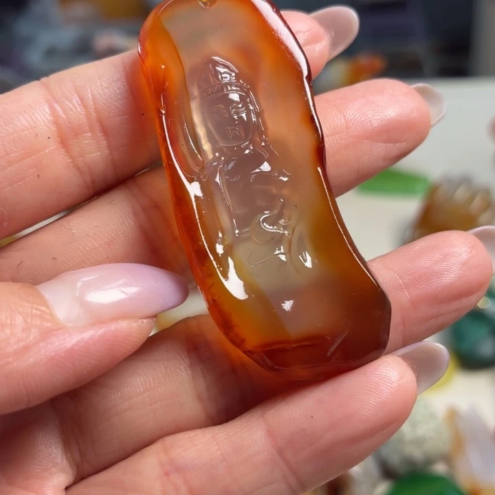 玛瑙/玉髓未镶嵌吊坠(不含链)