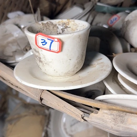 瓷片一杯一碟37号