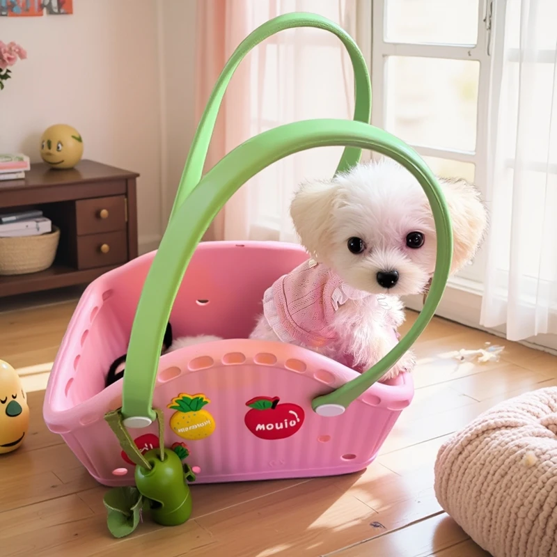 狗狗猫咪便携托特包宠物小型犬夏天外出神器手提篮约克夏马尔济斯