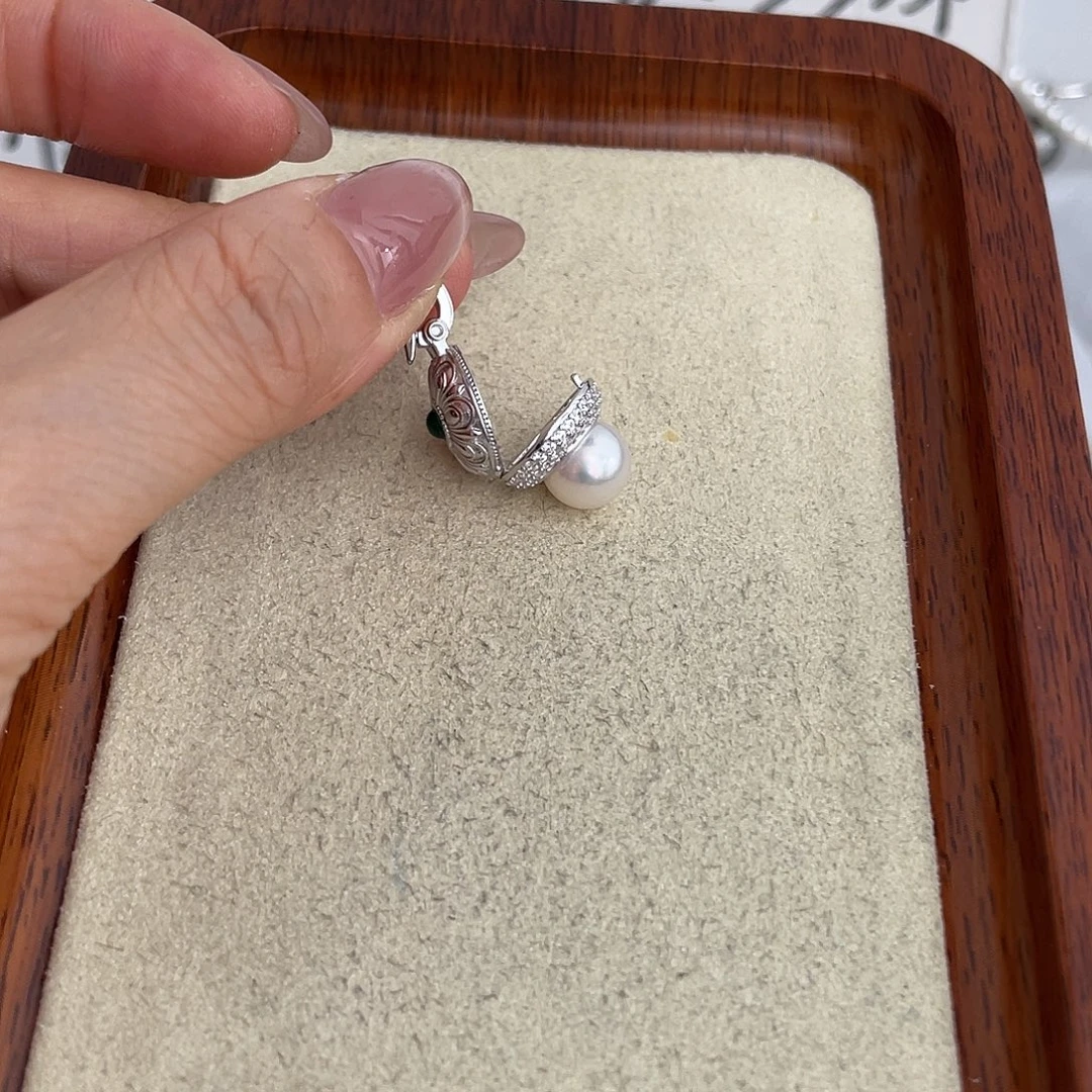 颈饰银S925镶嵌海水珍珠