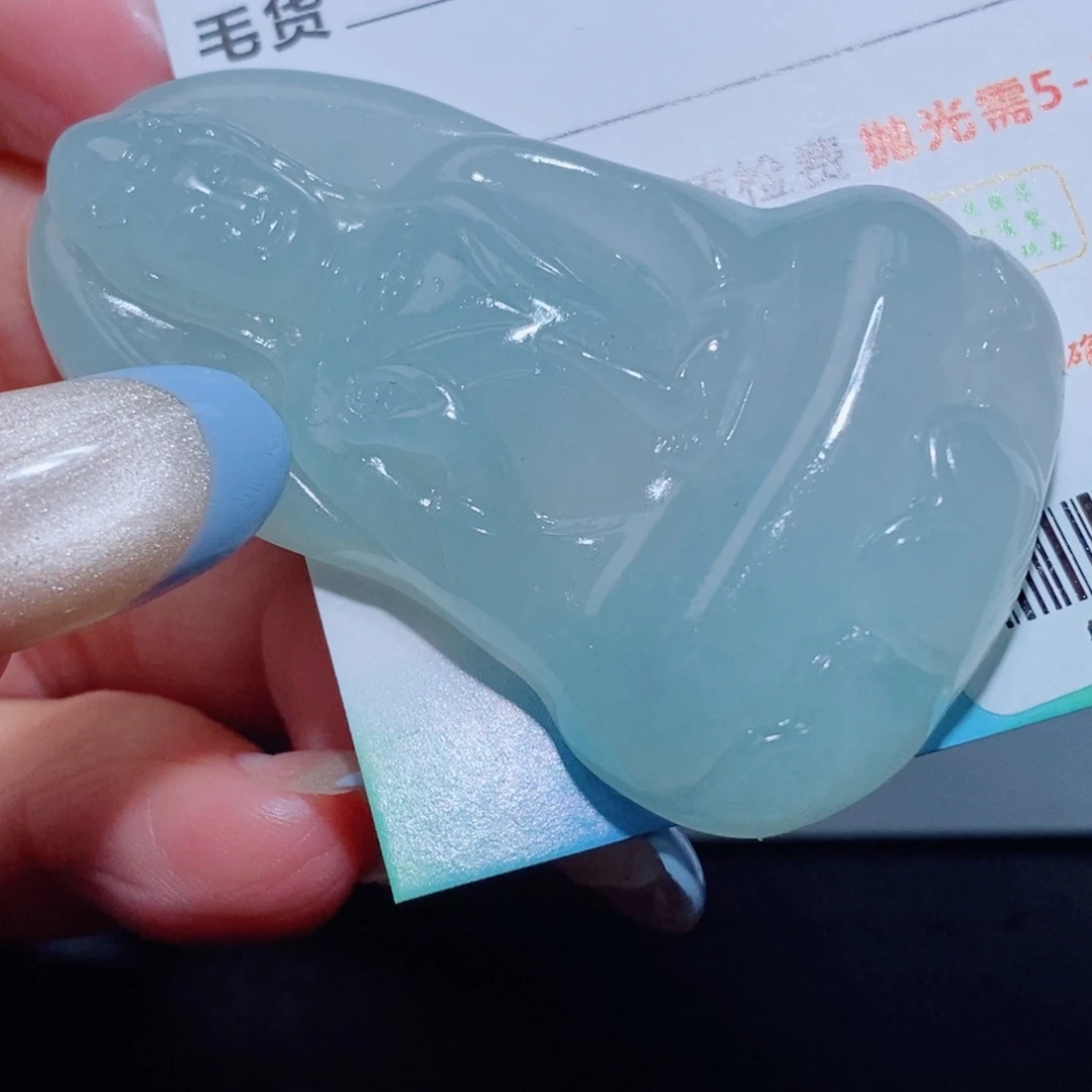 定制翡翠未镶嵌定制毛货翡翠挂件