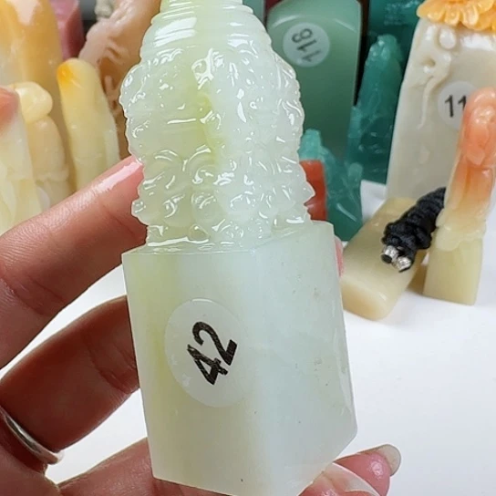 青田石印石V****y印石章料…..