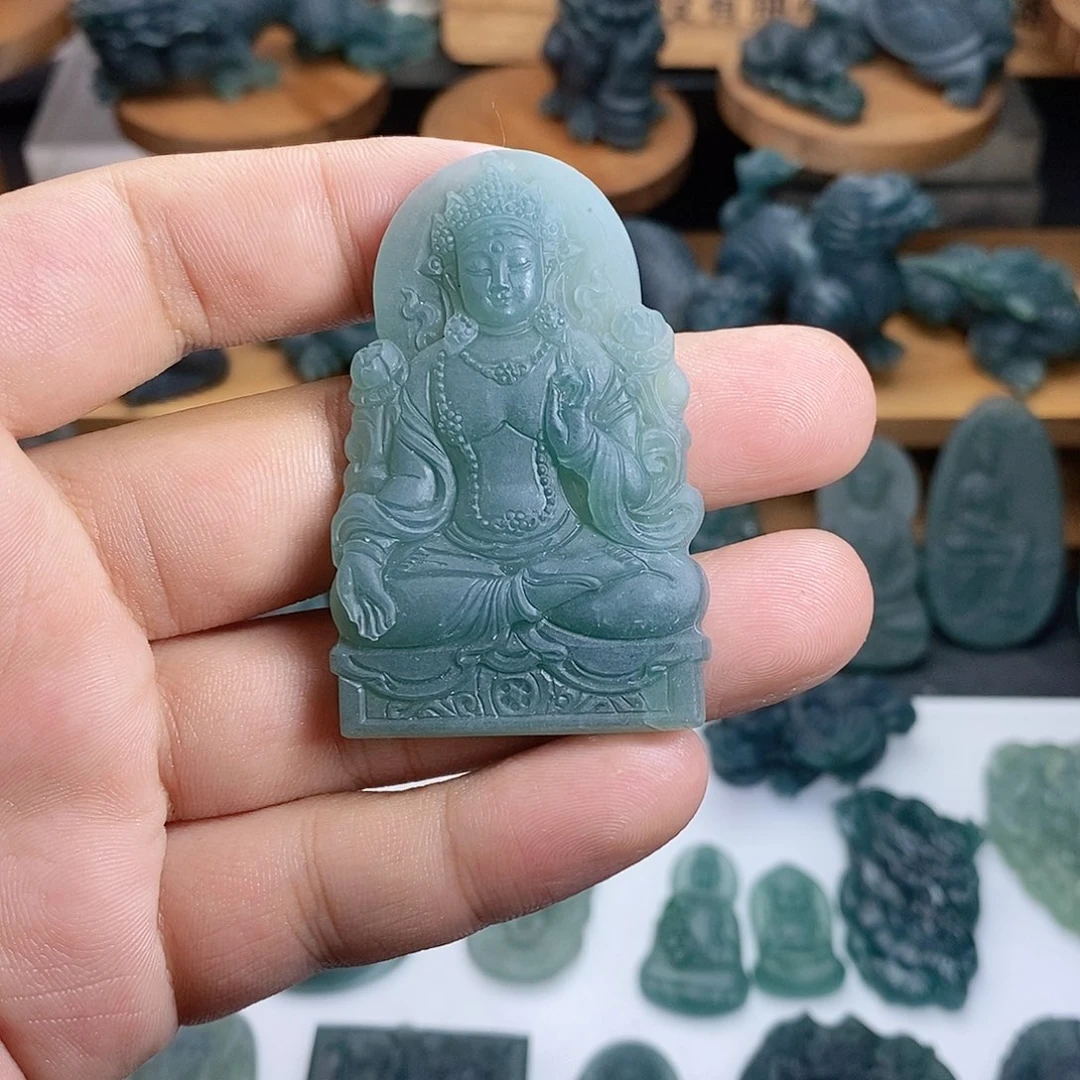 定制翡翠未镶嵌度母