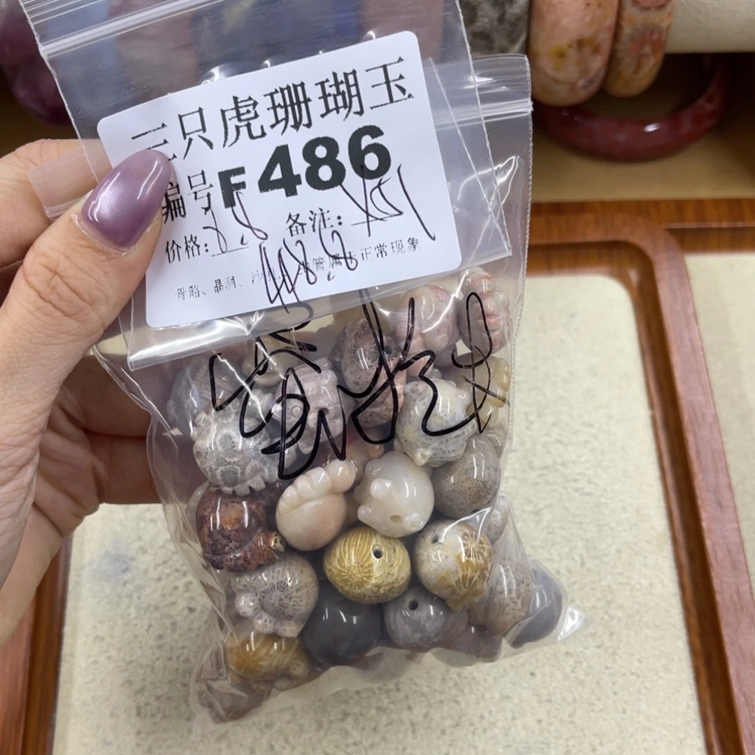****肉未镶嵌h硅化珊瑚（珊瑚玉）