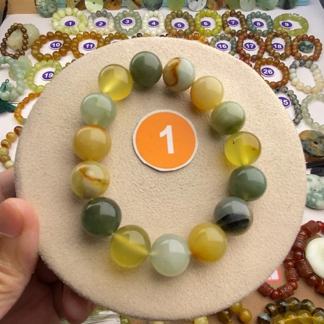 蛇纹石玉未镶嵌手串