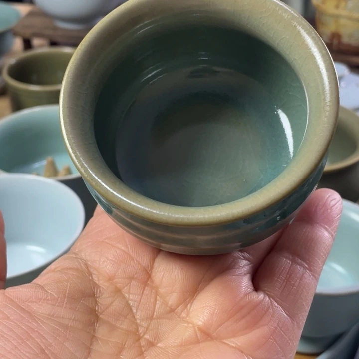 娑**火汝州原矿釉柴烧杯子全品发发发发