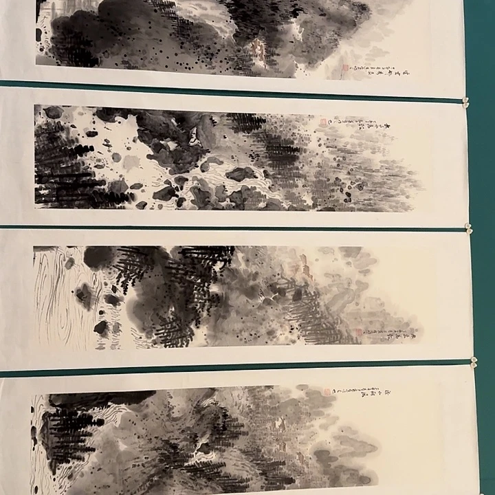 国画董老师画作画作