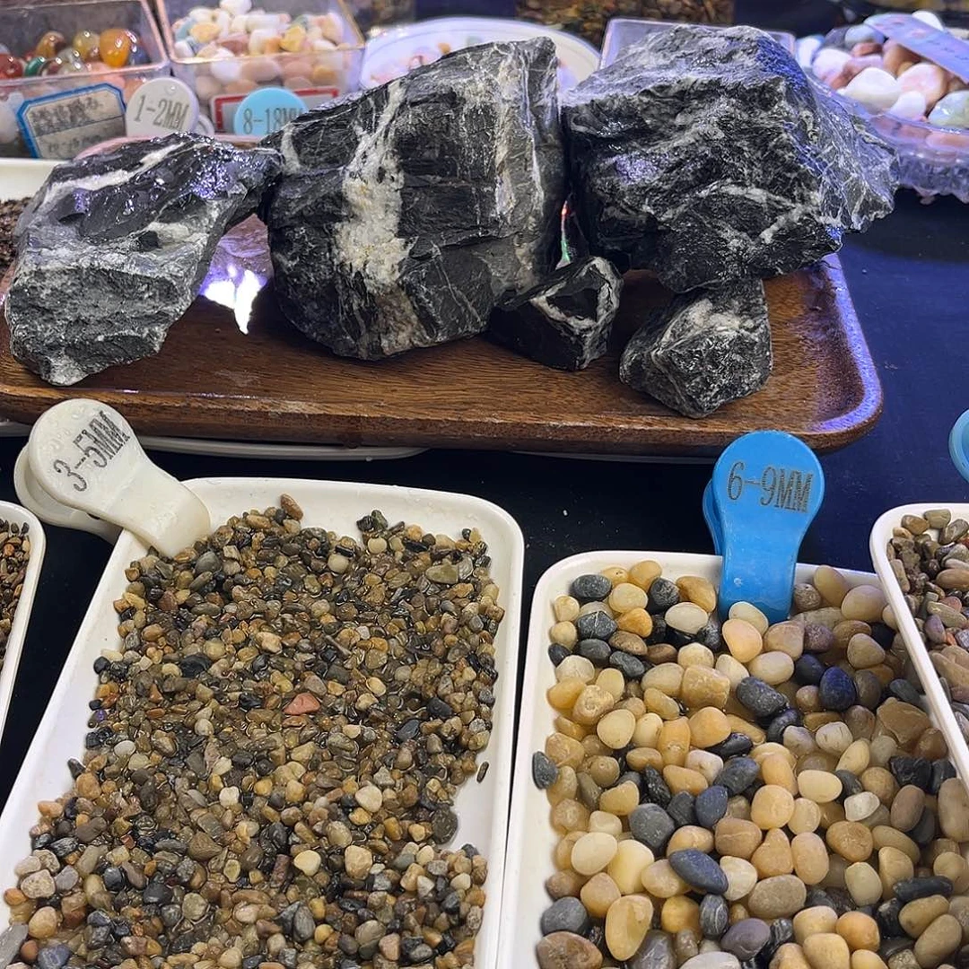 纯天然的青龙石4大2小