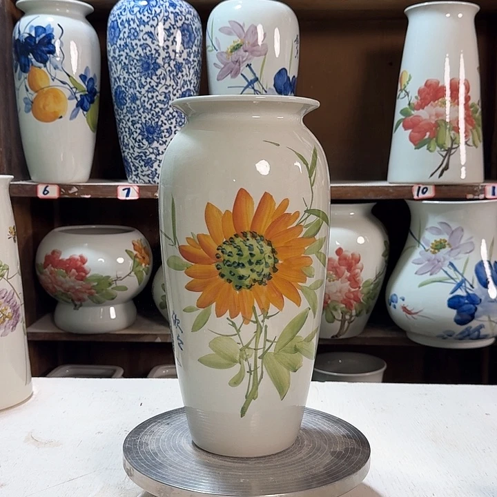 瓶高32向日葵新款陶瓷陶瓷