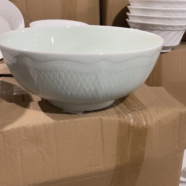 瓷片云梦青瓷9英寸汤碗一个，包邮