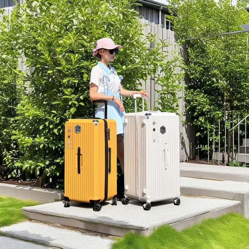大容量行李箱潮流休闲旅行箱拉链静音万向轮拉杆箱复古行李箱防水