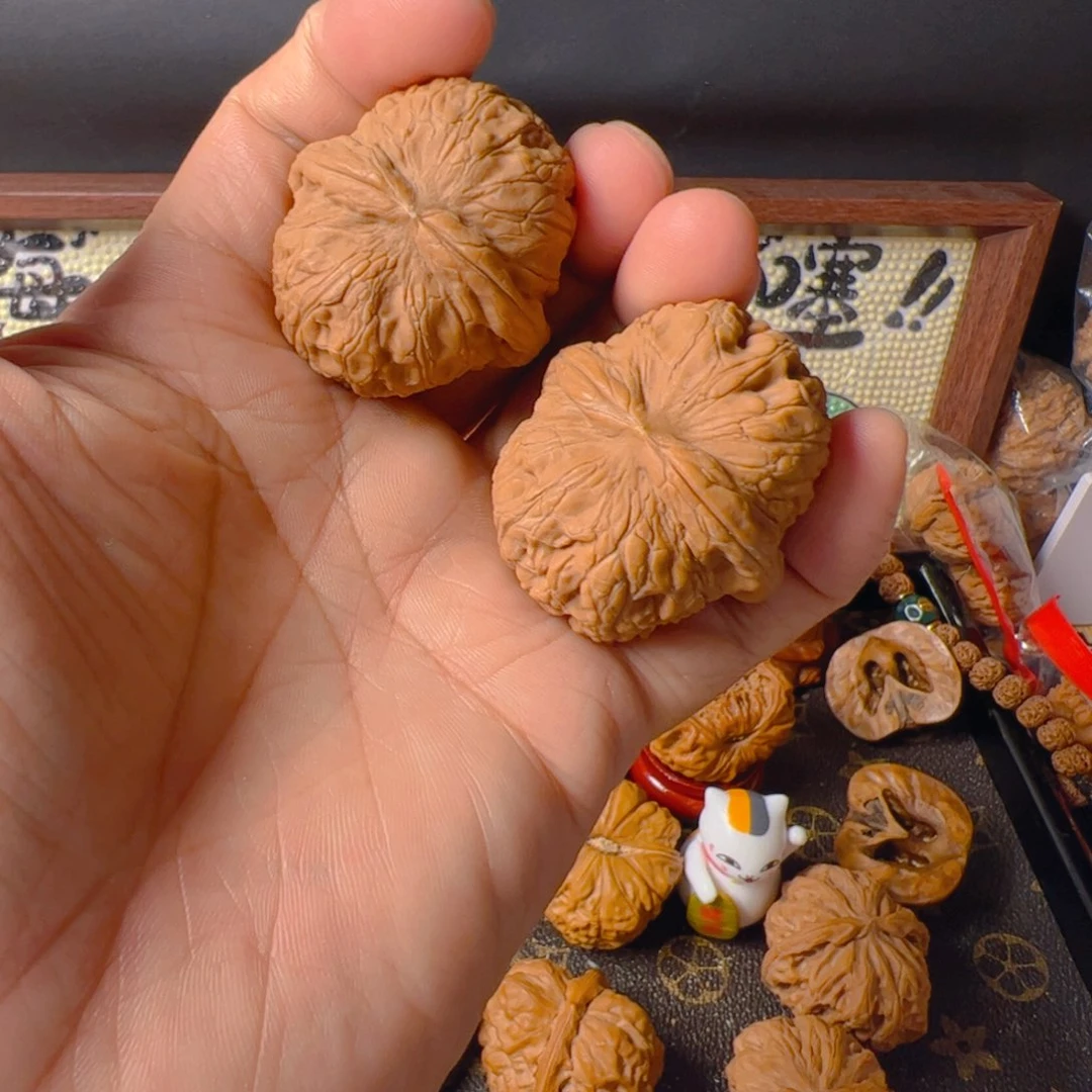 把件文玩核桃元宝小黄尖42