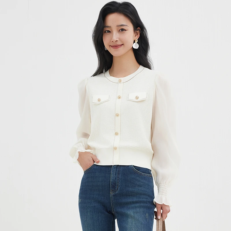 【达人专属】毛针织衫女秋季新款J435591