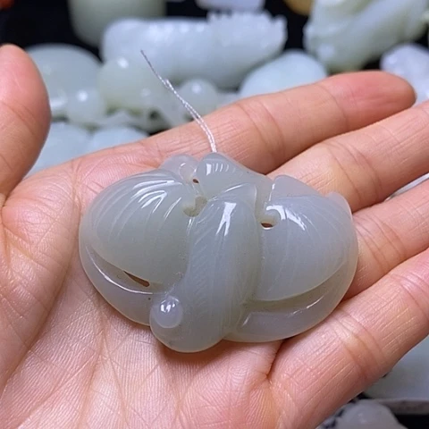 吊坠(不含链)未镶嵌和田玉