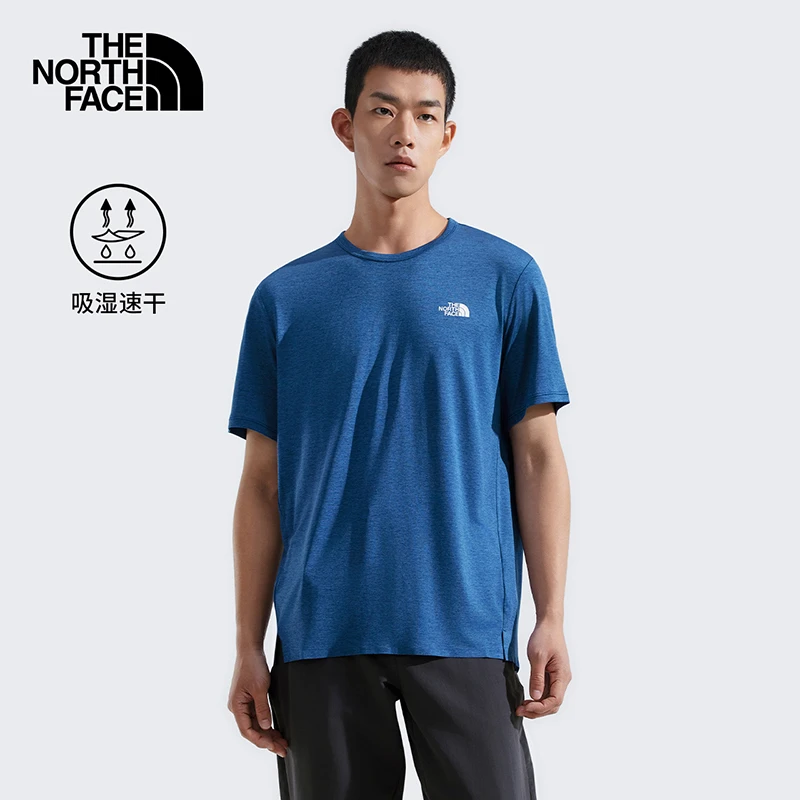 北面男Bridger速干衣轻薄短袖T恤户外透气新款TheNorthFace|8BYJ