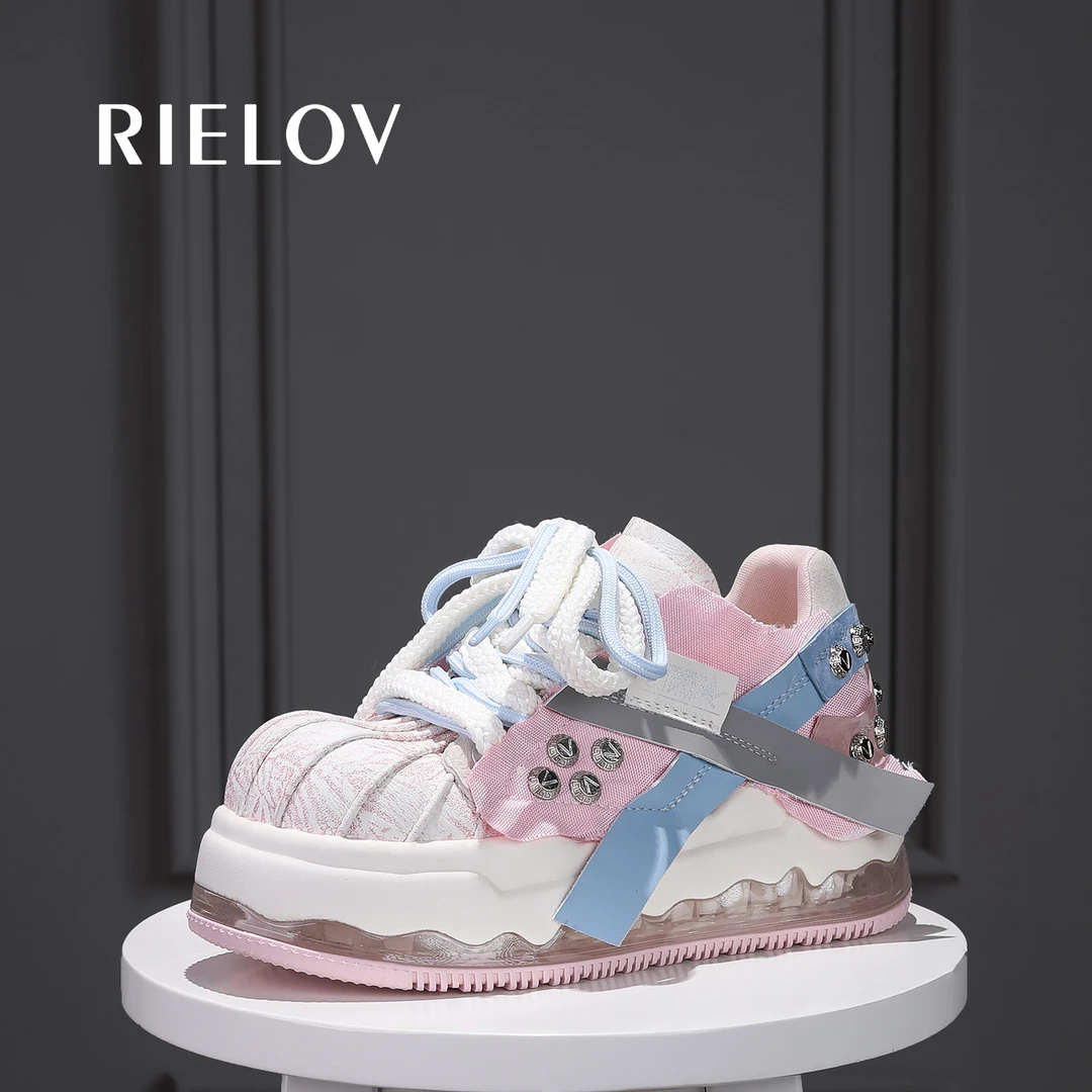 【RIELOV●云莓】增高6cm时尚潮流百搭女士休闲鞋 2035-1