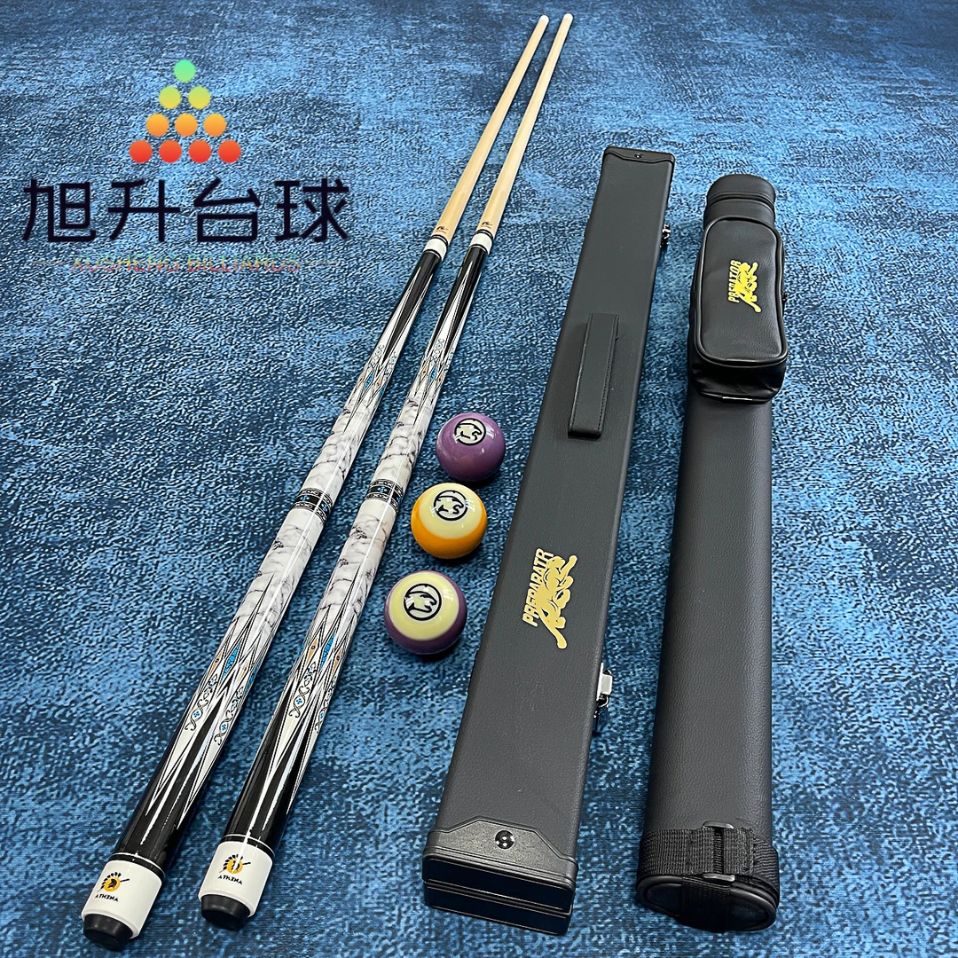 白鸢新手入门推荐台球杆加重款中头杆大头杆九球杆美式杆九球杆