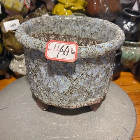 粗陶花盆手工花盆制作就这样